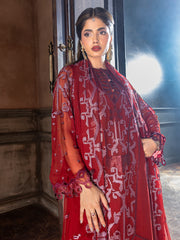 AURA Vol-02 By Zebtan Unstitched 3 Piece Luxury Formals Suit-AR-07 | Aura Vol-02