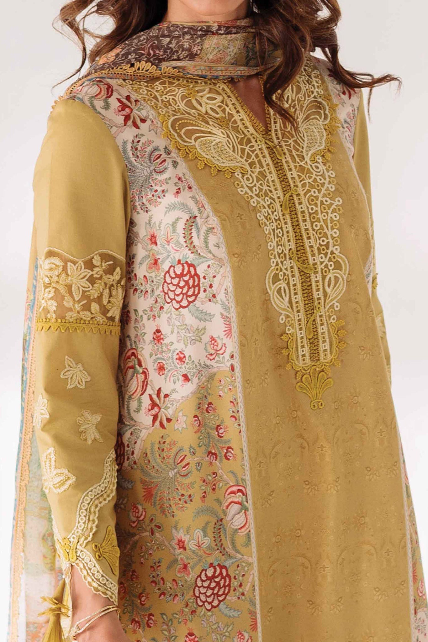 Qprints By Qalamkar Unstitched 3 Piece Printed Lawn Collection'2024-AR-08-Anais