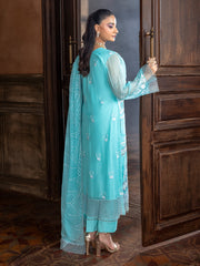 AURA Vol-02 By Zebtan Unstitched 3 Piece Luxury Formals Suit-AR-05 | Aura Vol-02