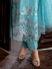 AURA Vol-02 By Zebtan Unstitched 3 Piece Luxury Formals Suit-AR-05 | Aura Vol-02