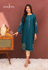 Asim Jofa Outfit Of The Day Ajod-10 Embroidered Swiss Lawn 1 Pc