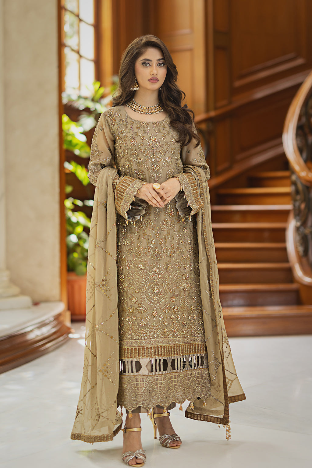 Ishq e Atish by Emaan Adeel Unstitched 3 Piece Luxury Chiffon Collection'2023-AT-08-Zora