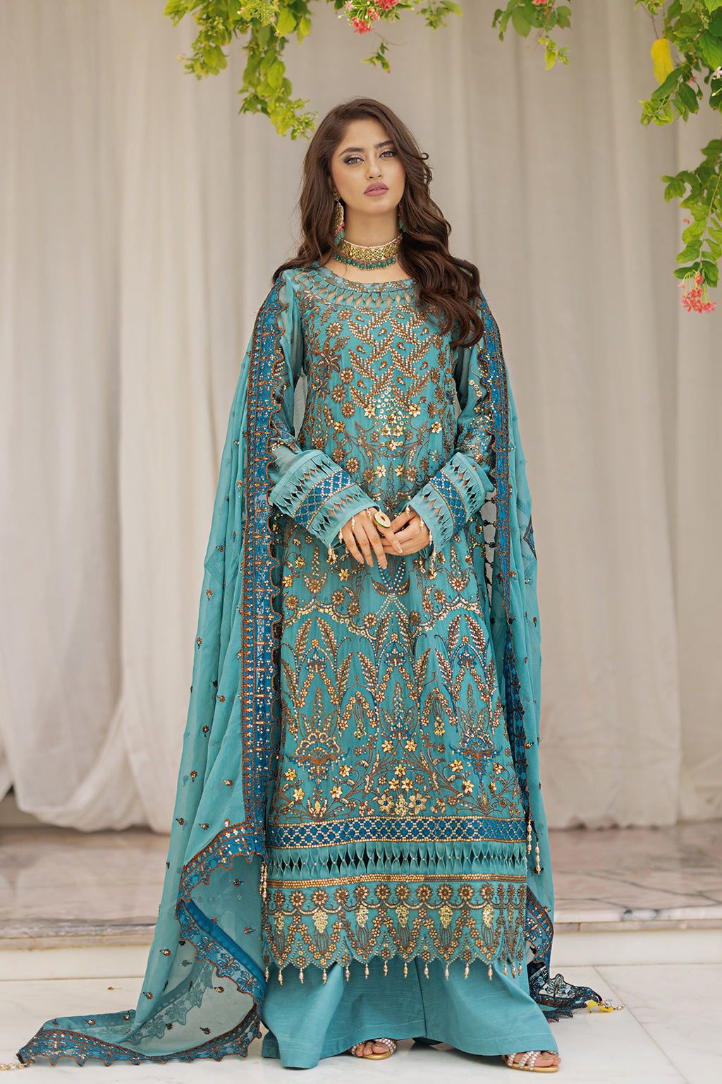 Ishq e Atish by Emaan Adeel Unstitched 3 Piece Luxury Chiffon Collection'2023-AT-09-Anaya