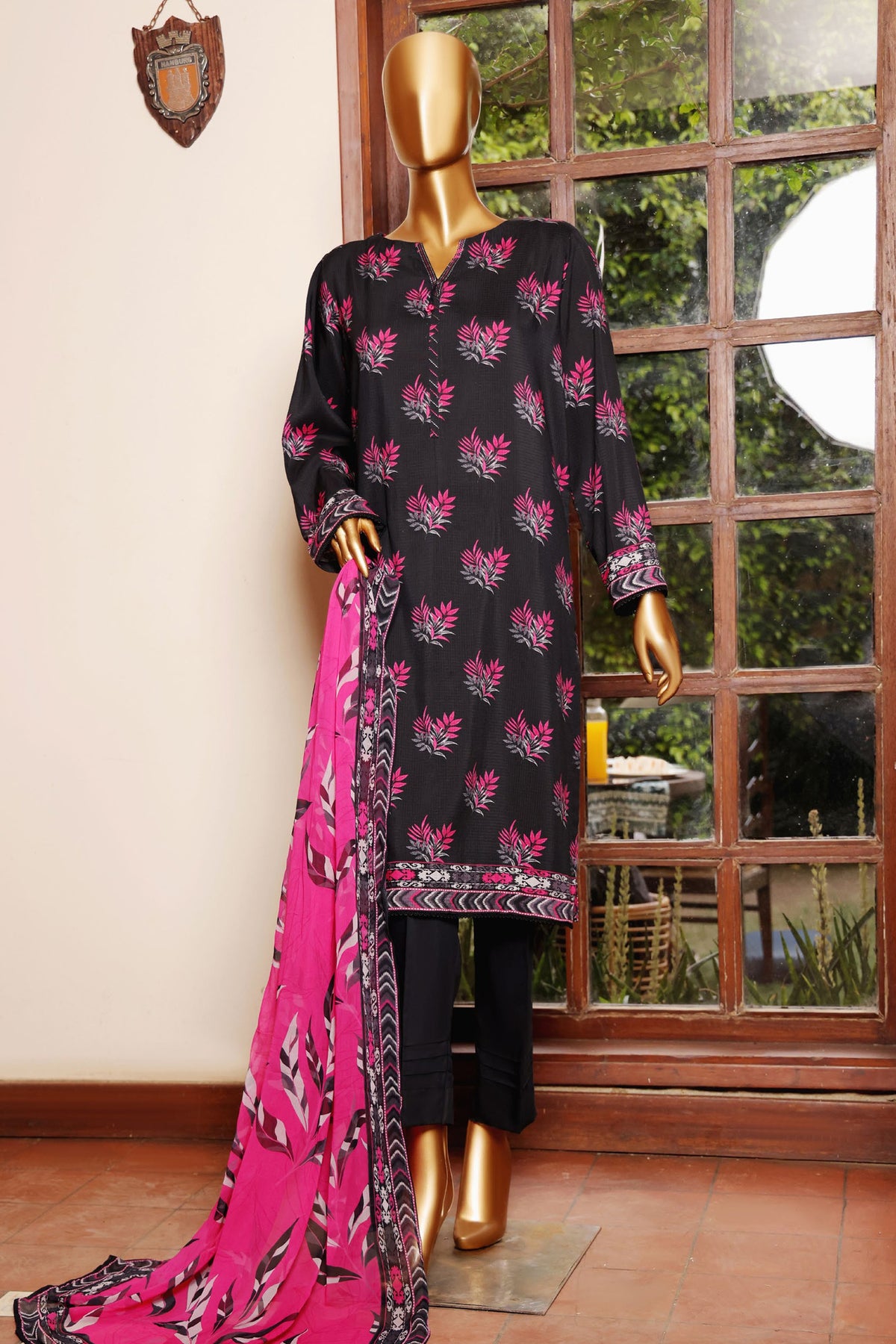 Bana Dora By HZ Unstitched 3 Piece Viscose Winter Collection'2024-AVP-1105