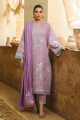 Sahar Unstitched 3 Piece Emb Khaddar Winter Collection'2025-AW2-25-03-Lavina Rose