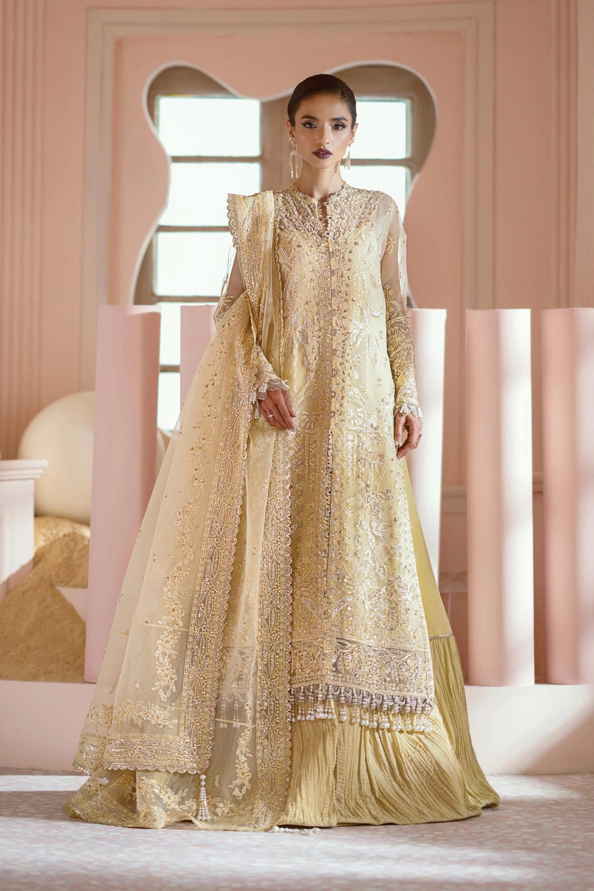 Luminara By Ayzel Unstitched 3 Piece Wedding Formals Collection'2024-AWF-02-Leia