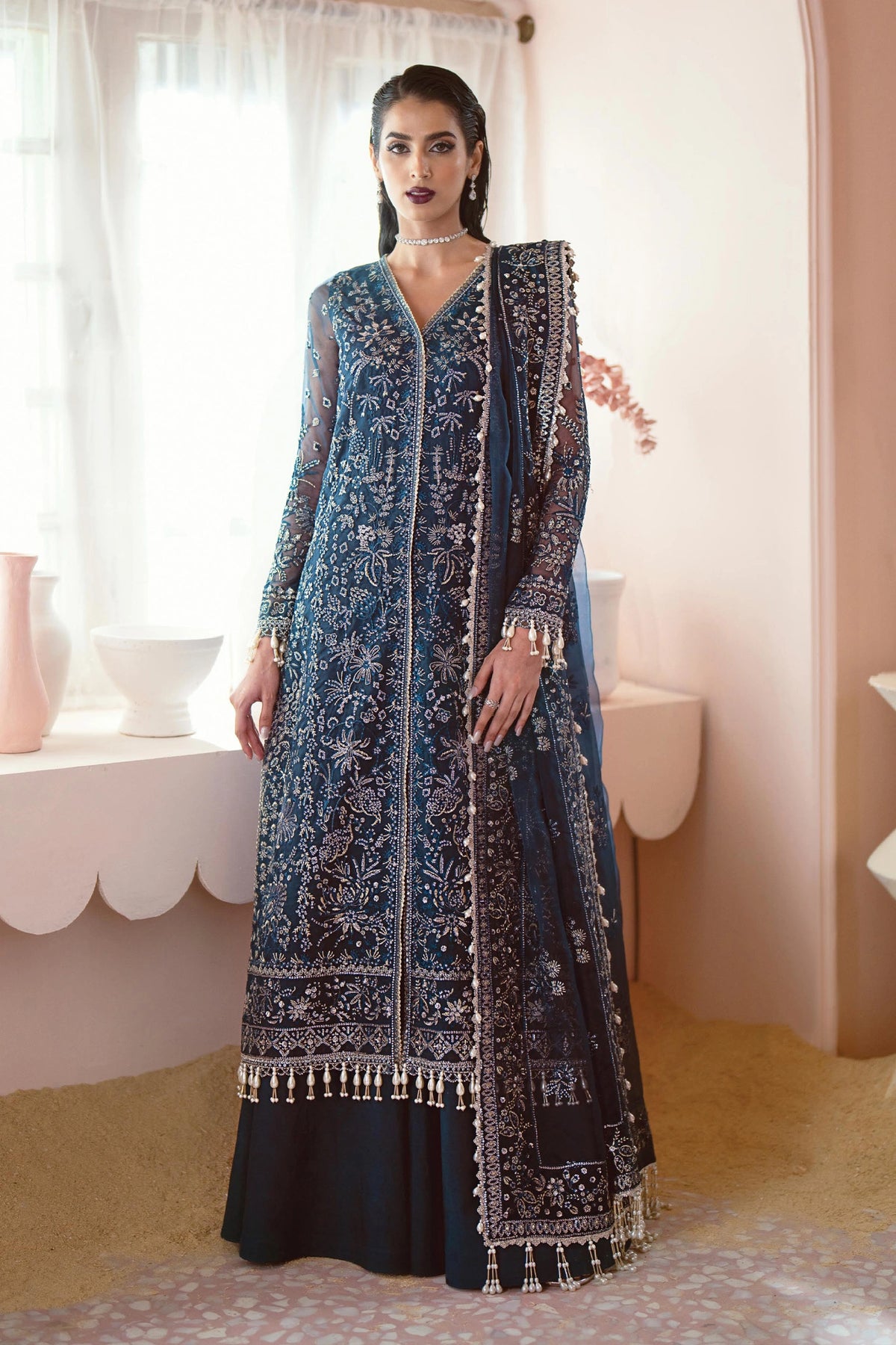 Luminara By Ayzel Unstitched 3 Piece Wedding Formals Collection'2024-AWF-10-Mela