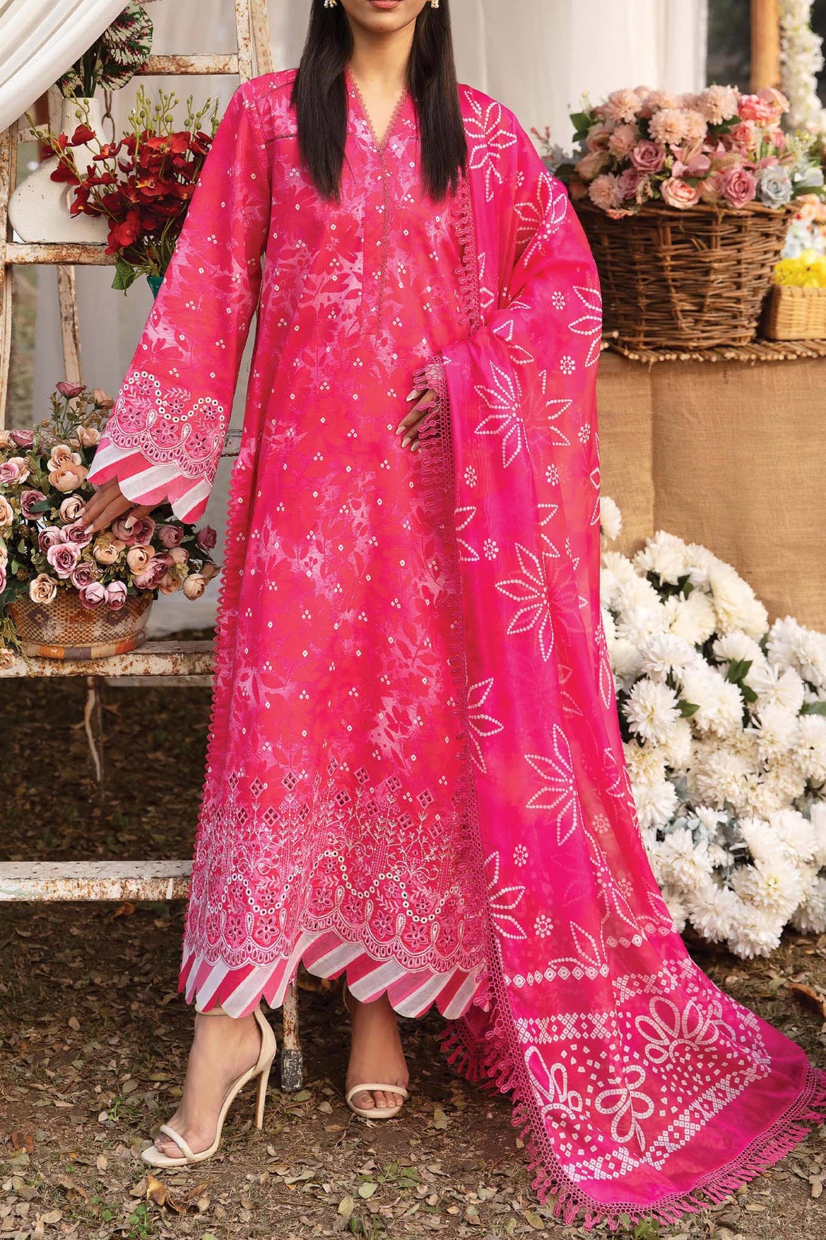 Ayzel Summer Dream Unstitched 3 Piece Lawn Vol-01 Collection'2024-AZL-V1-03