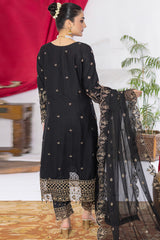 Arzu By Azmeerah Unstitched 3 Piece Hand Emb Chiffon Collection'2025-AZM-AR-01-Meshki