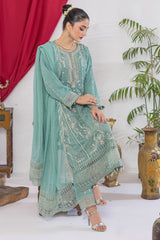 Arzu By Azmeerah Unstitched 3 Piece Hand Emb Chiffon Collection'2025-AZM-AR-04-Feroza