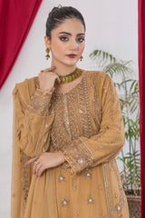 Arzu By Azmeerah Unstitched 3 Piece Hand Emb Chiffon Collection'2025-AZM-AR-05-Dastan
