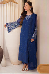 Azure Ensembles Unstitched 3 Piece Festive Formals Collection'2024-Azure Breeze