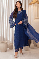 Azure Ensembles Unstitched 3 Piece Festive Formals Collection'2024-Azure Breeze