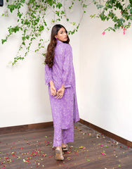 Amal Stitched 2 Piece Summer Lawn Collection-Purple Prism