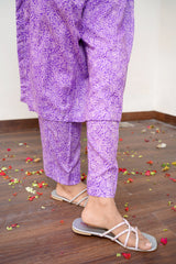 Amal Stitched 2 Piece Summer Lawn Collection-Purple Prism