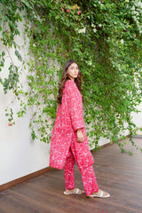 Amal Stitched 2 Piece Summer Lawn Collection-Scarlet