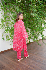 Amal Stitched 2 Piece Summer Lawn Collection-Scarlet