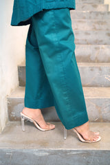 Amal Stitched Co Ords Basics Collection-Emerald