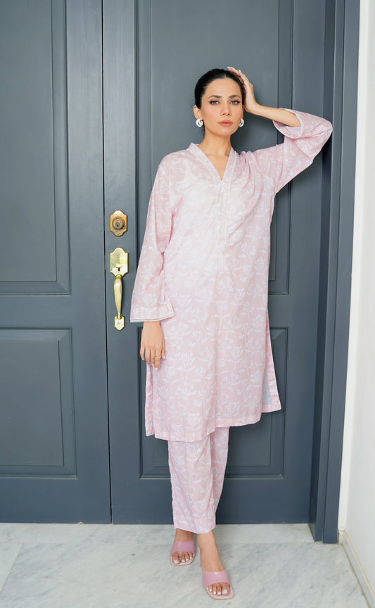 Amal Stitched 2 Piece Summer Lawn Collection-Rosemary