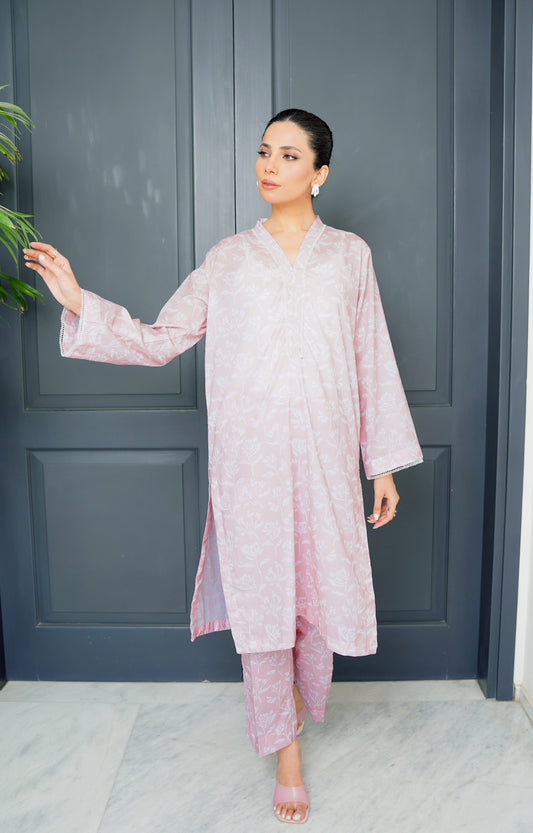 Amal Stitched 2 Piece Summer Lawn Collection-Rosemary