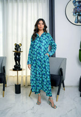 Amal Stitched 2 Piece Summer Lawn Collection-Aqua Flora