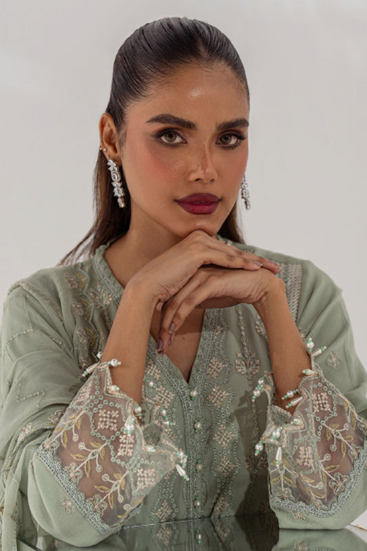 Mehru By Guzel Stitched 3 Piece Festive Formals Collection'2024-Aabroo