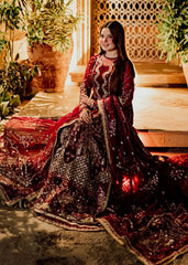 Sardinia Unstitched 3 Piece Bridal Collection-Aalam Zeb - Rabeeca Khan