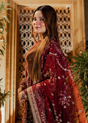 Sardinia Unstitched 3 Piece Bridal Collection-Aalam Zeb - Rabeeca Khan