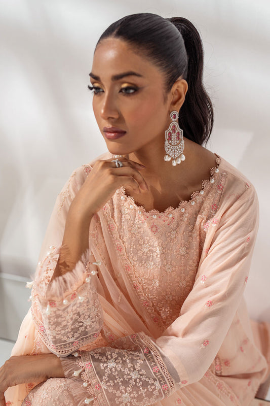 Mehru By Guzel Stitched 3 Piece Festive Formals Collection'2024-Aangan