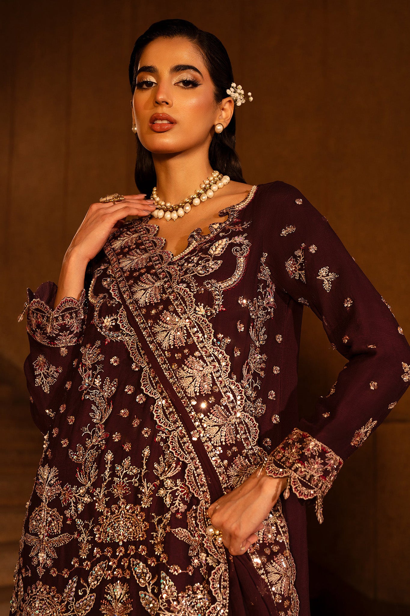 Casabella By Emaan Adeel Unstitched 3 Piece Luxury Formals Collection'2024-Adiba