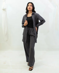 Zauk 2 Piece Charcoal Gray