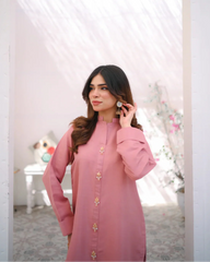 Zauk Stitched 2 Piece Eid Collection-Tulip