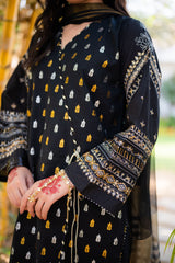 Omal By Komal Stitched 3 Piece Summer Collection'2025-Afsana - 3 pc