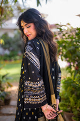 Omal By Komal Stitched 3 Piece Summer Collection'2025-Afsana - 3 pc