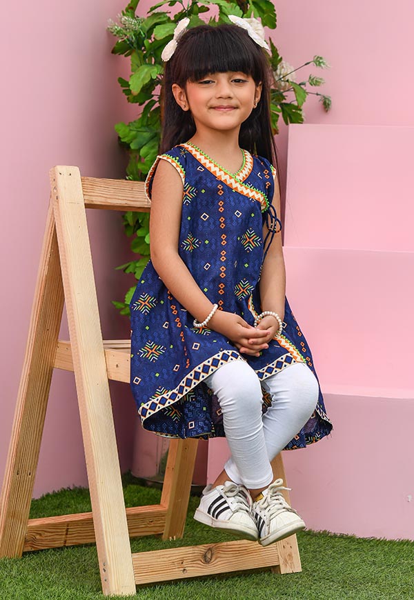 Modest Stitched Summer Kids Shirts Collection'2024-Alaya