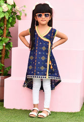 Modest Stitched Summer Kids Shirts Collection'2024-Alaya