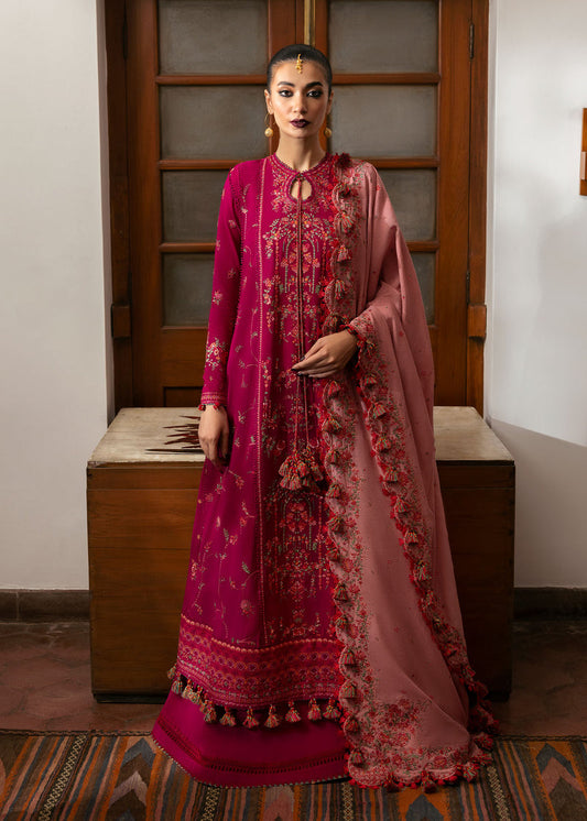 Hussain Rehar Unstitched 3 Piece Karandi A/W Collection'2024-Amani