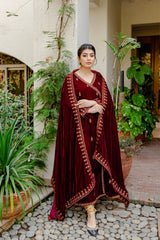 Velvet By Mannat Clothing Stitched Collection-Angrakha