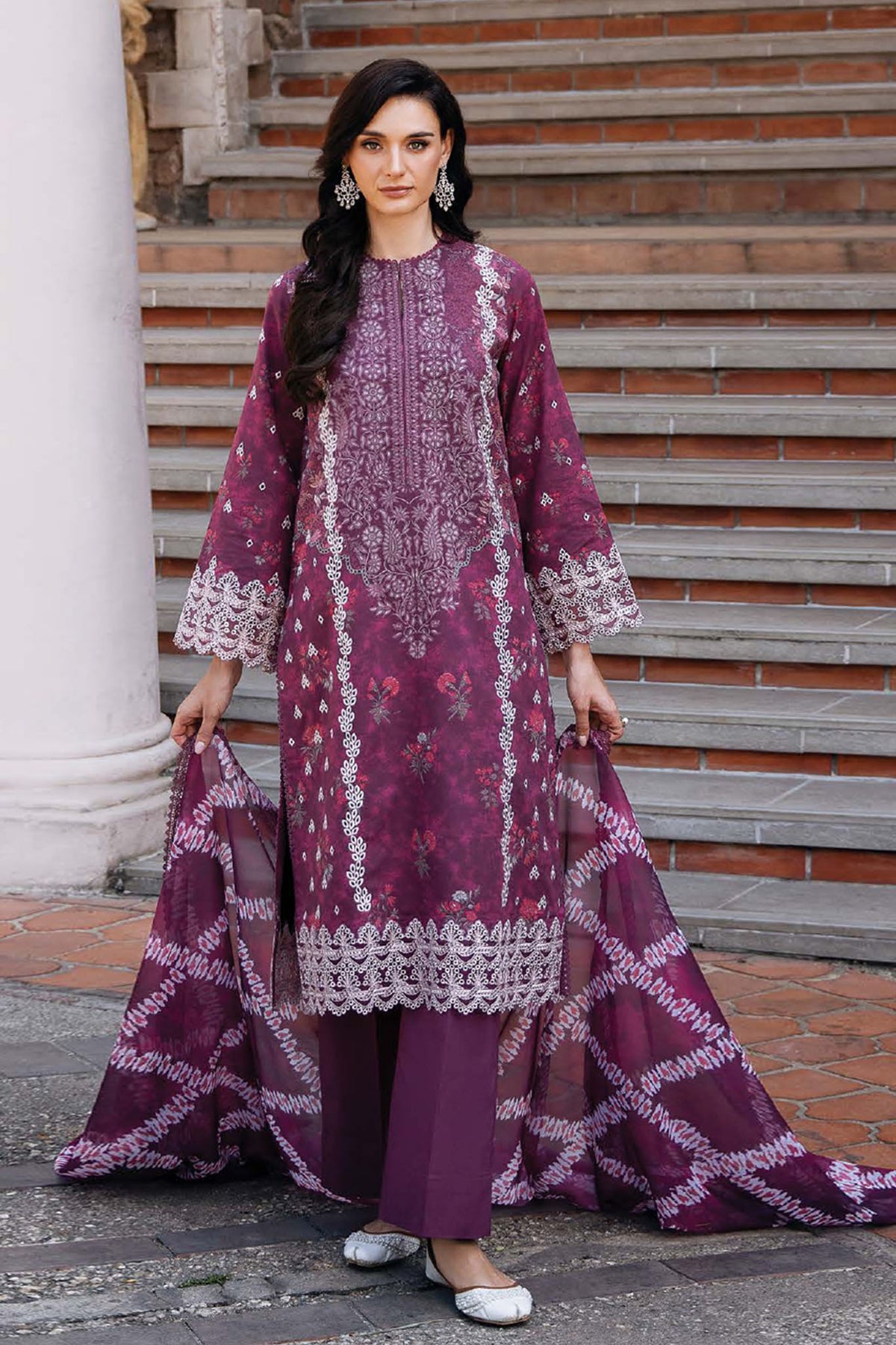 Damask By Afrozeh Unstitched 3 Piece Summer Edit Collection-AL-06-A-Anisa