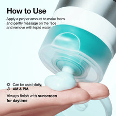 Anua Pdrn + Hyaluron Moisturizing Cleansing Foam 5.07 Oz