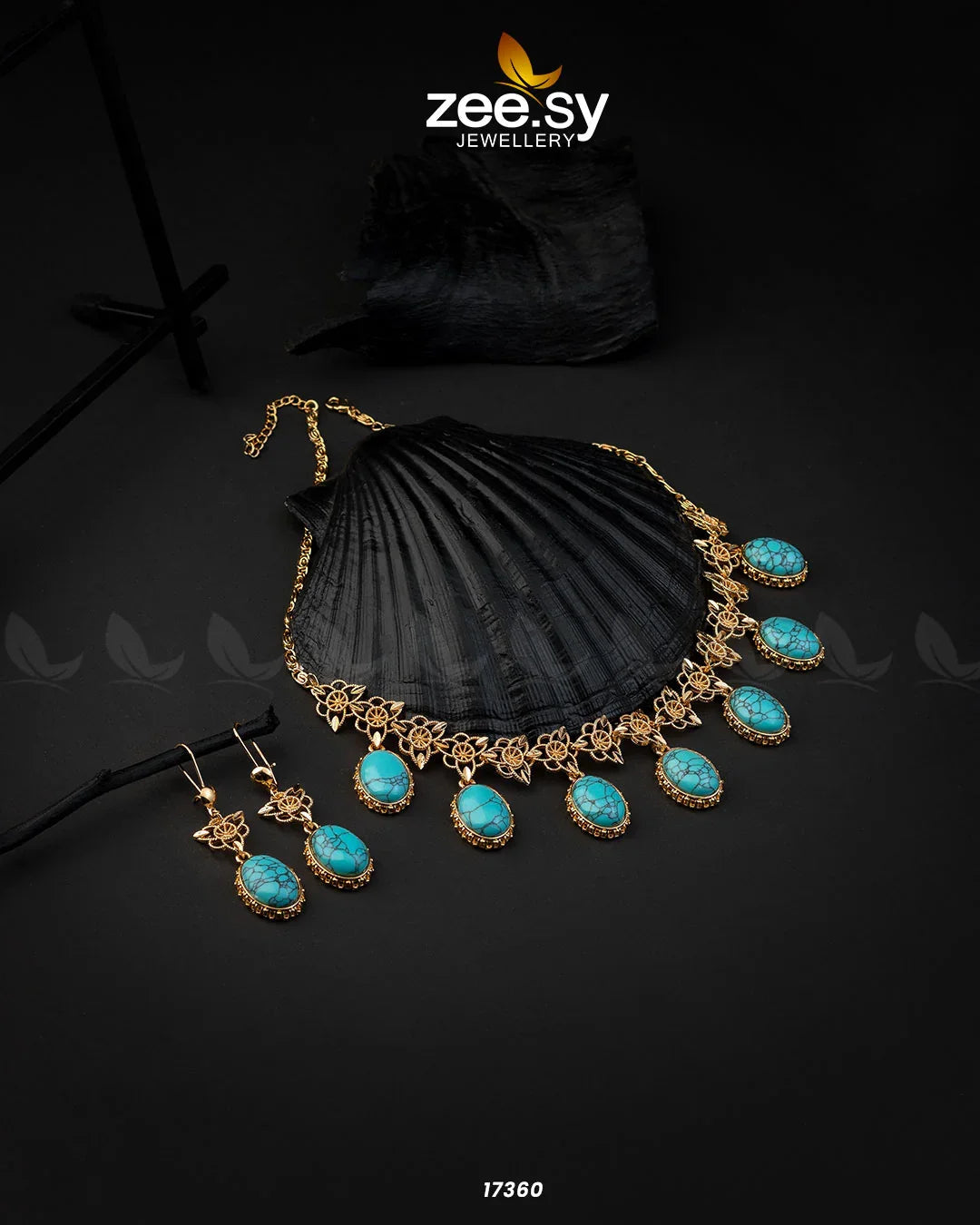 Arash Necklace Feroza - Zeesy Jewellery
