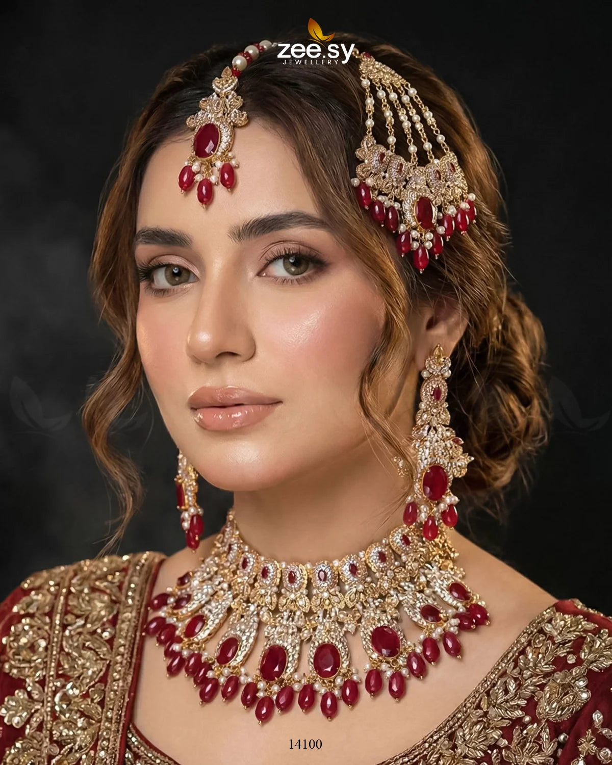 Aroob's Bridal Set - Zeesy Jewellery