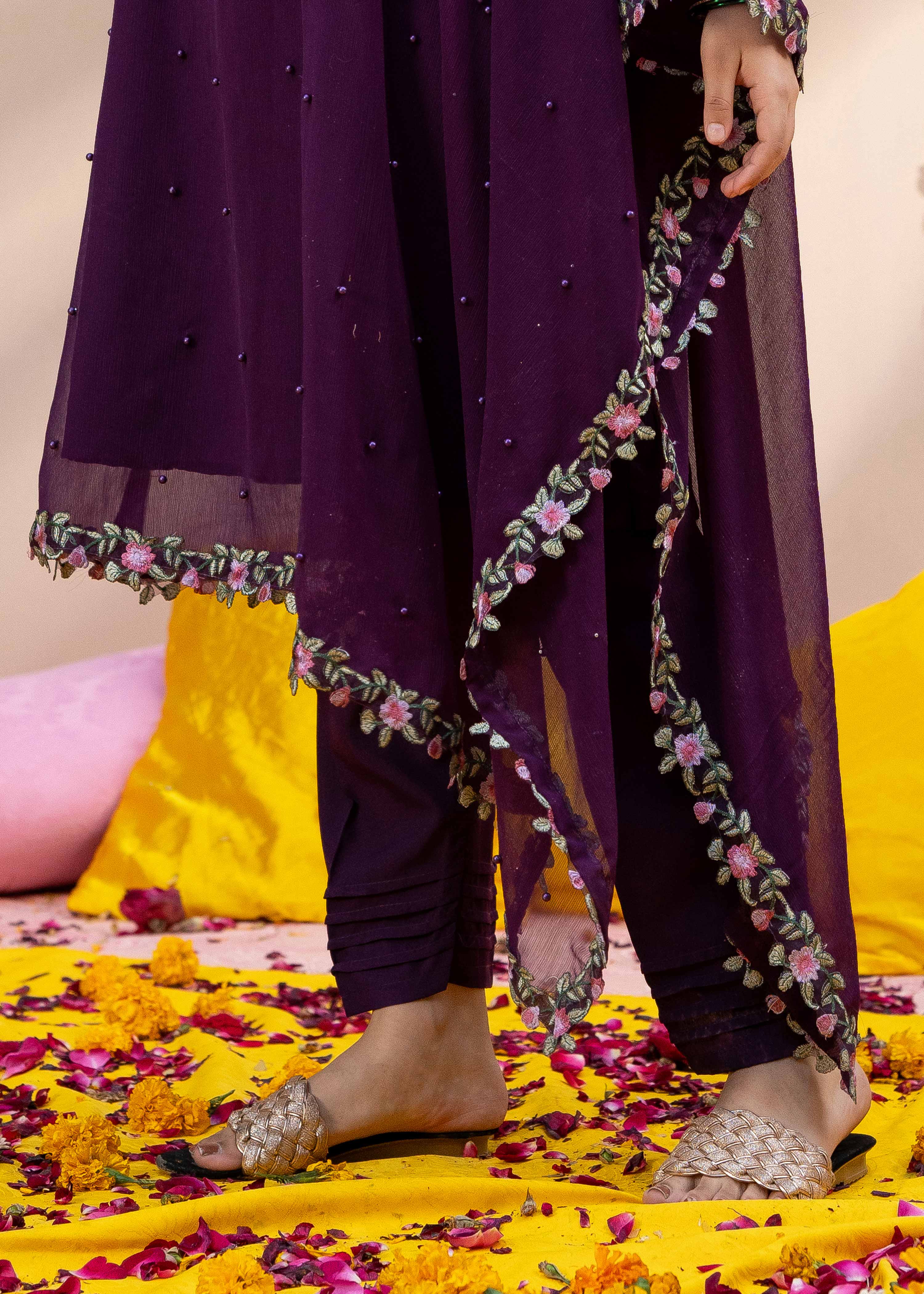 Modest Stitched 3 Piece Kids Formals Collection'2024-Mehek