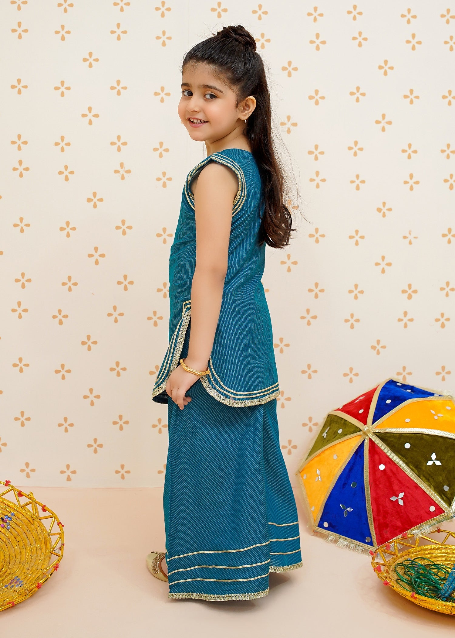 Eid Ka Andaaz By Modest Stitched 3 Piece Cotton Lawn Collection'2025-9510 Toddler