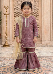 Modest Toddler 3 Piece Maysuri Gharara Suit-11420-Mgt