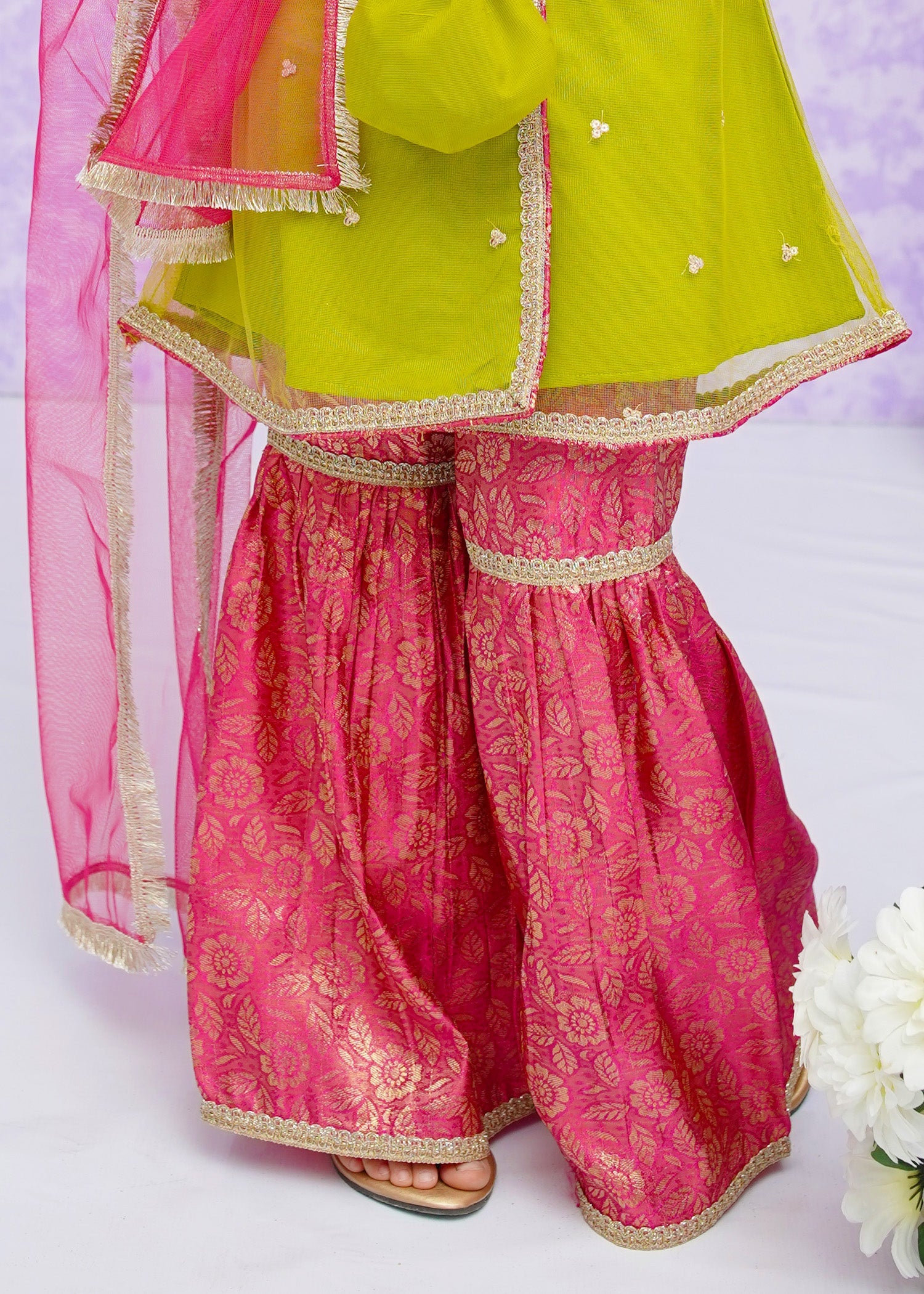 Modest Stitched 3 Piece Kids Festive Formals Edit-02 Collection'2024-Geet