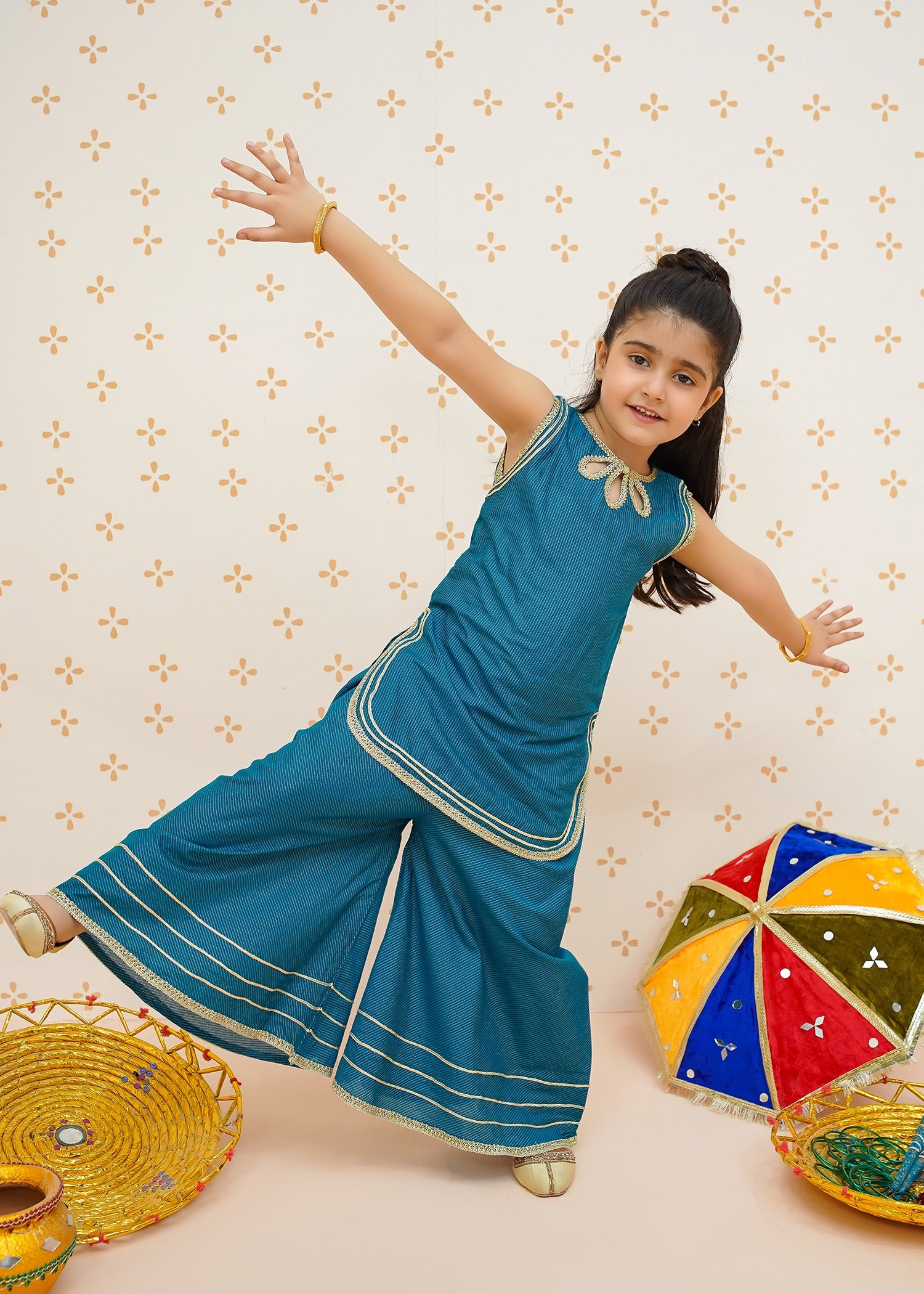 Eid Ka Andaaz By Modest Stitched 3 Piece Cotton Lawn Collection'2025-9510 Toddler