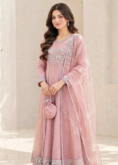 Modest Women 3 Piece Pink Tissue Outfit-W299-Pnk