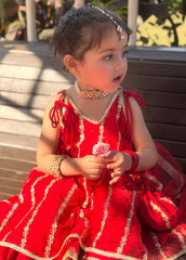 Modest Stitched 3 Piece Festive Formals Kids Suit-Gulabo