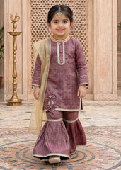 Modest Toddler 3 Piece Maysuri Gharara Suit-11420-Mgt